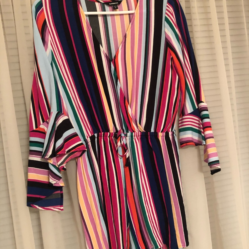 Bell sleeved romper